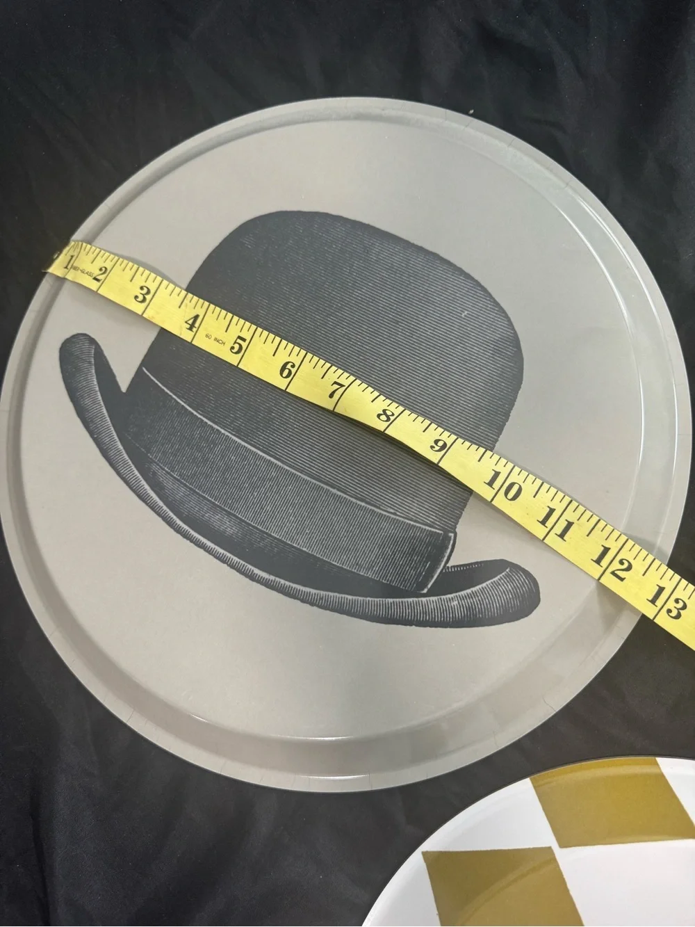 IKEA Decorative Wall Plates in Sage Green, Gray, Gold and Black